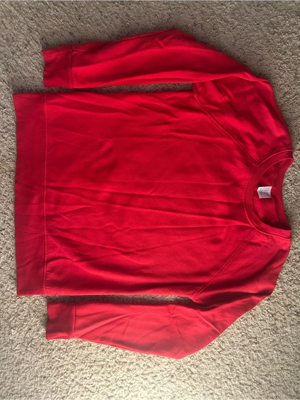 Time and Tru red crewneck sweater - small
